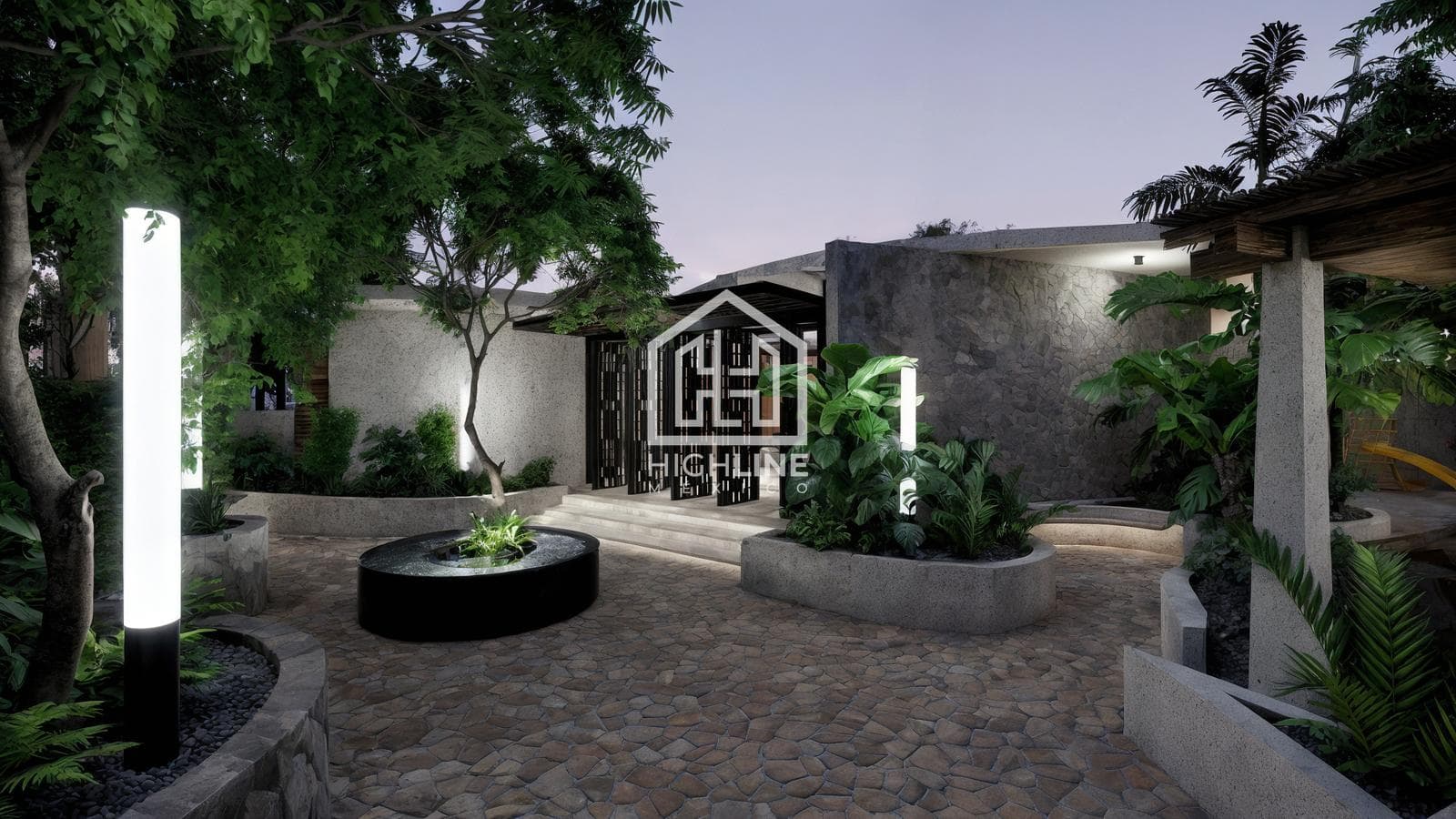 Two-bedroom apartment for SALE in Playa del Carmen, with swimming pools
