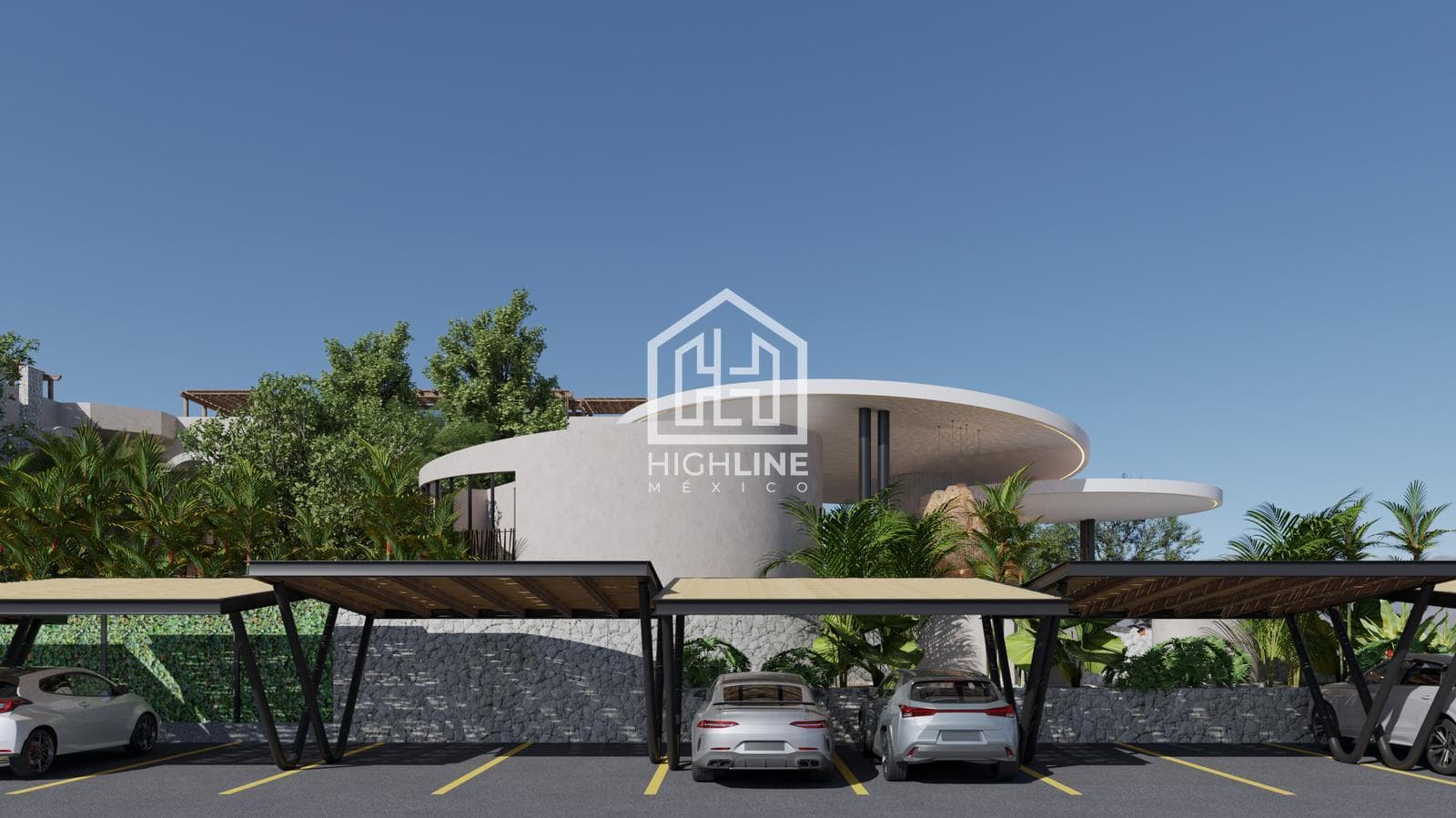 Two-bedroom apartment for SALE in Playa del Carmen, with swimming pools