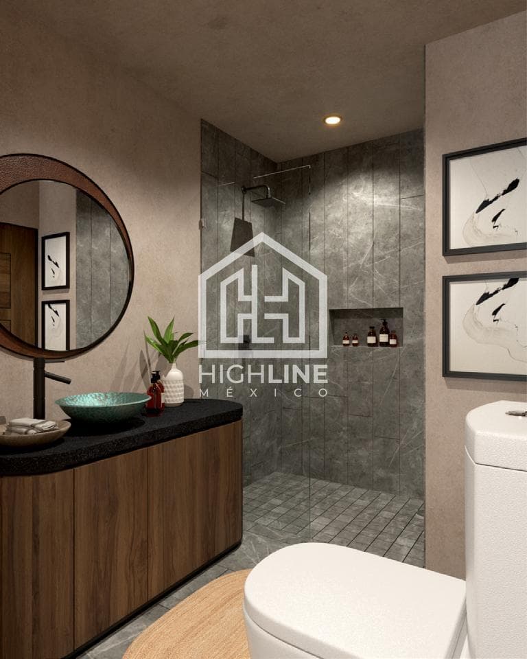 Two-bedroom apartment for SALE in Playa del Carmen, with swimming pools
