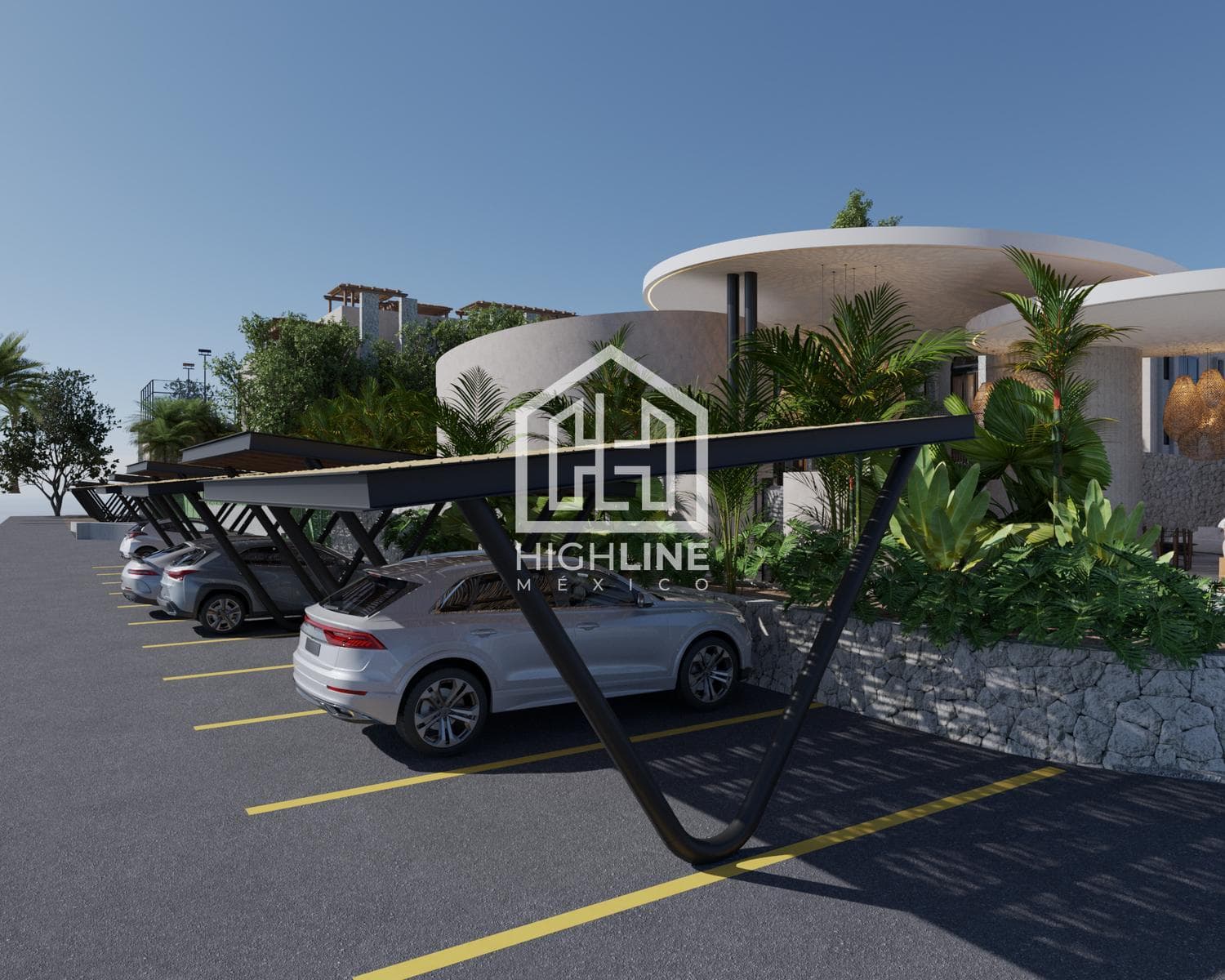 Two-bedroom apartment for SALE in Playa del Carmen, with swimming pools