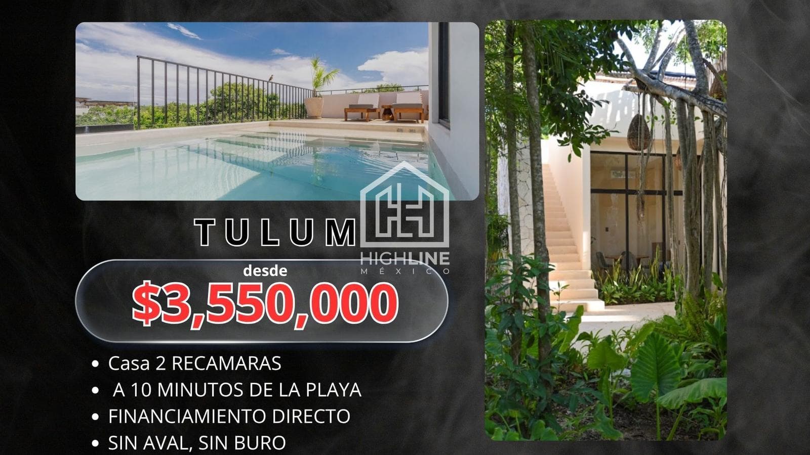 HOUSE LOCATED IN TULUM, 5 MINUTES FROM THE BEACH