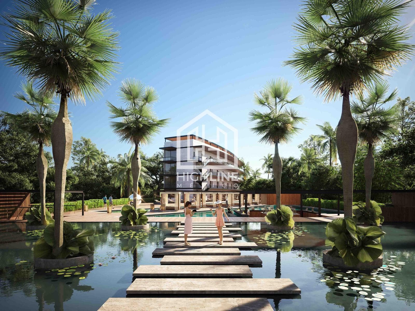APARTMENT FOR SALE IN CANCUN WITH A VIEW OF THE LAGOON