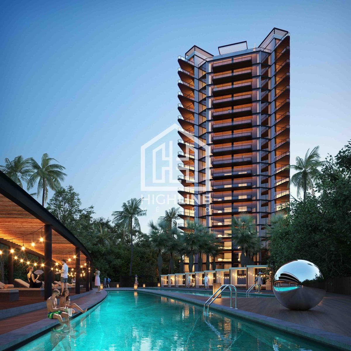 APARTMENT FOR SALE IN CANCUN WITH A VIEW OF THE LAGOON