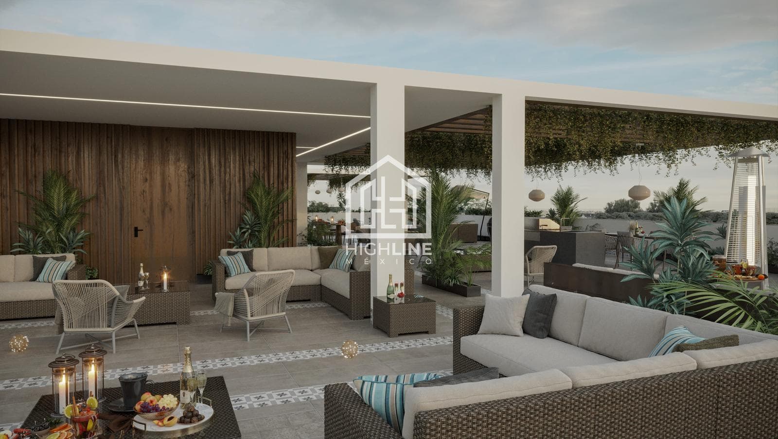 SUITE-STYLE APARTMENT FOR SALE IN DOWNTOWN PLAYA DEL CARMEN, WITH A POOL, MOVIE THEATER, AND ROOFTOP.