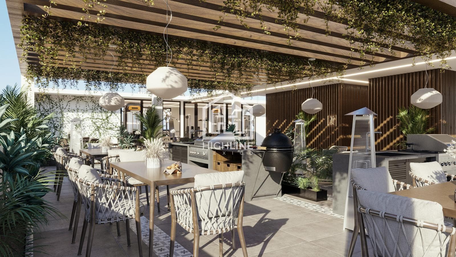SUITE-STYLE APARTMENT FOR SALE IN DOWNTOWN PLAYA DEL CARMEN, WITH A POOL, MOVIE THEATER, AND ROOFTOP.