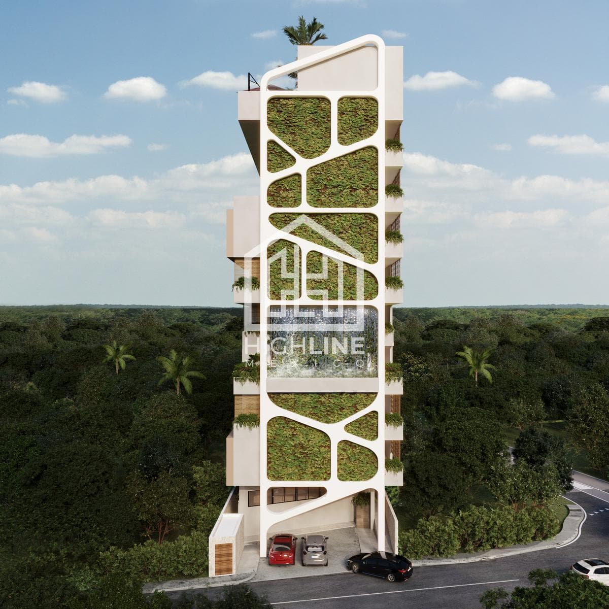 APARTMENT FOR SALE IN PUERTO MORELOS WITH AN OCEAN VIEW