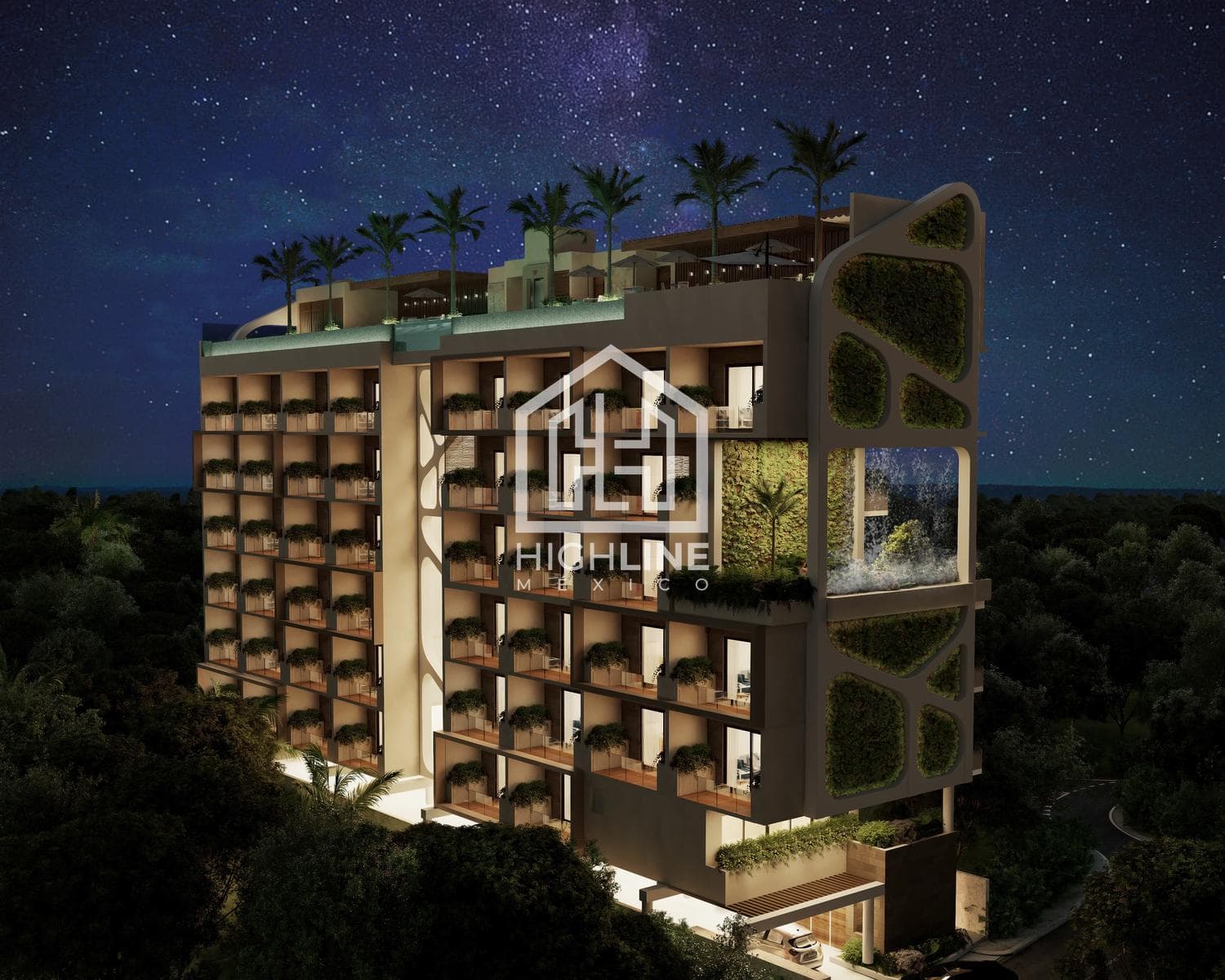 APARTMENT FOR SALE IN PUERTO MORELOS WITH AN OCEAN VIEW