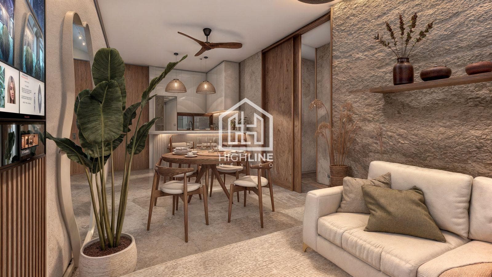 Apartment for SALE in Playa del Carmen, 2 bedrooms, with a pool, near the beach!
