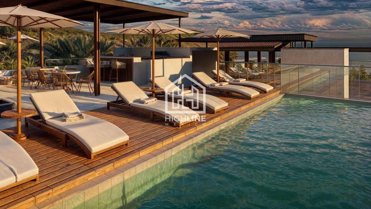 Apartment for SALE in Playa del Carmen, 2 bedrooms, with a pool, near the beach!