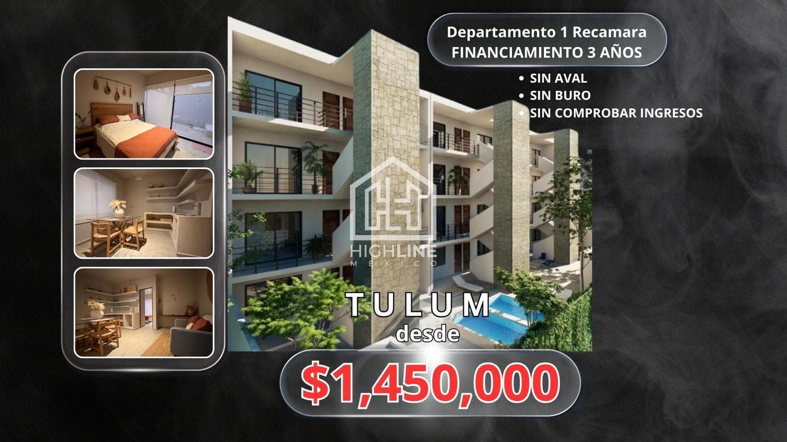 One-Bedroom Apartment in Tulum, Just Minutes from the Beach