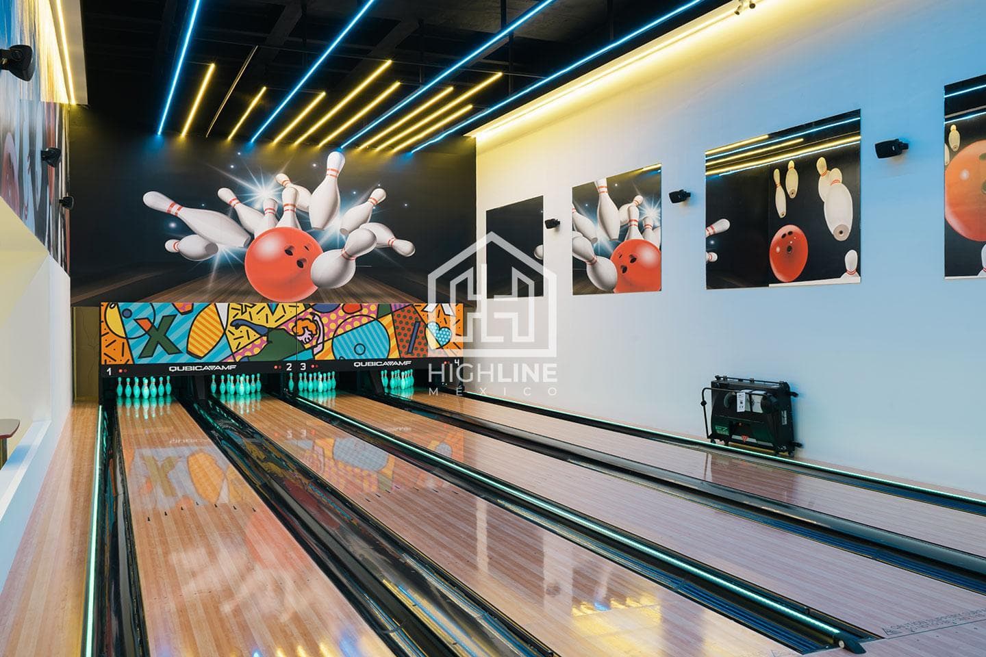 2-Bedroom Apartment for Sale in Cancun with a Bowling Alley and Coworking Space
