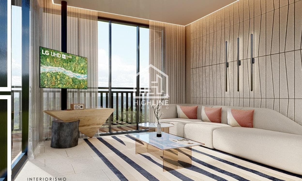 1-Bedroom Apartment in Playa del Carmen, Just a Few Meters from the Beach | Gym and Coworking Space