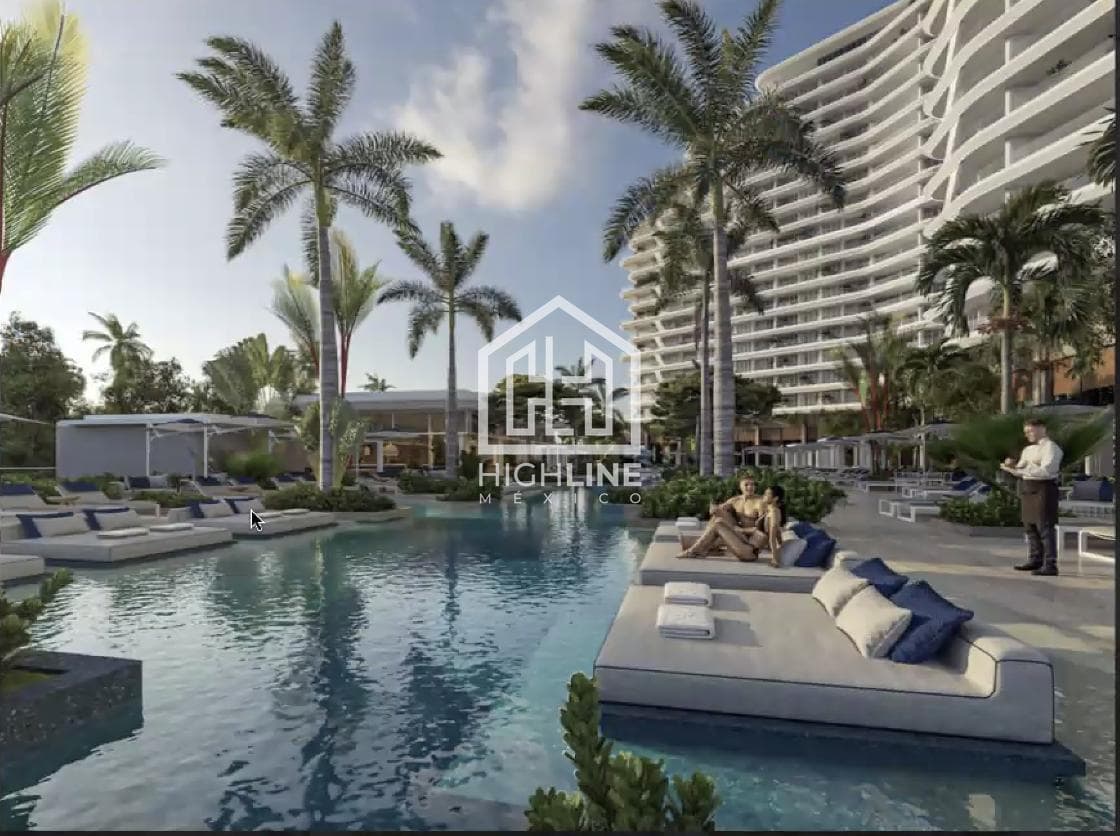 2-Bedroom Condo for Sale in Cancun with a Private Beach Club