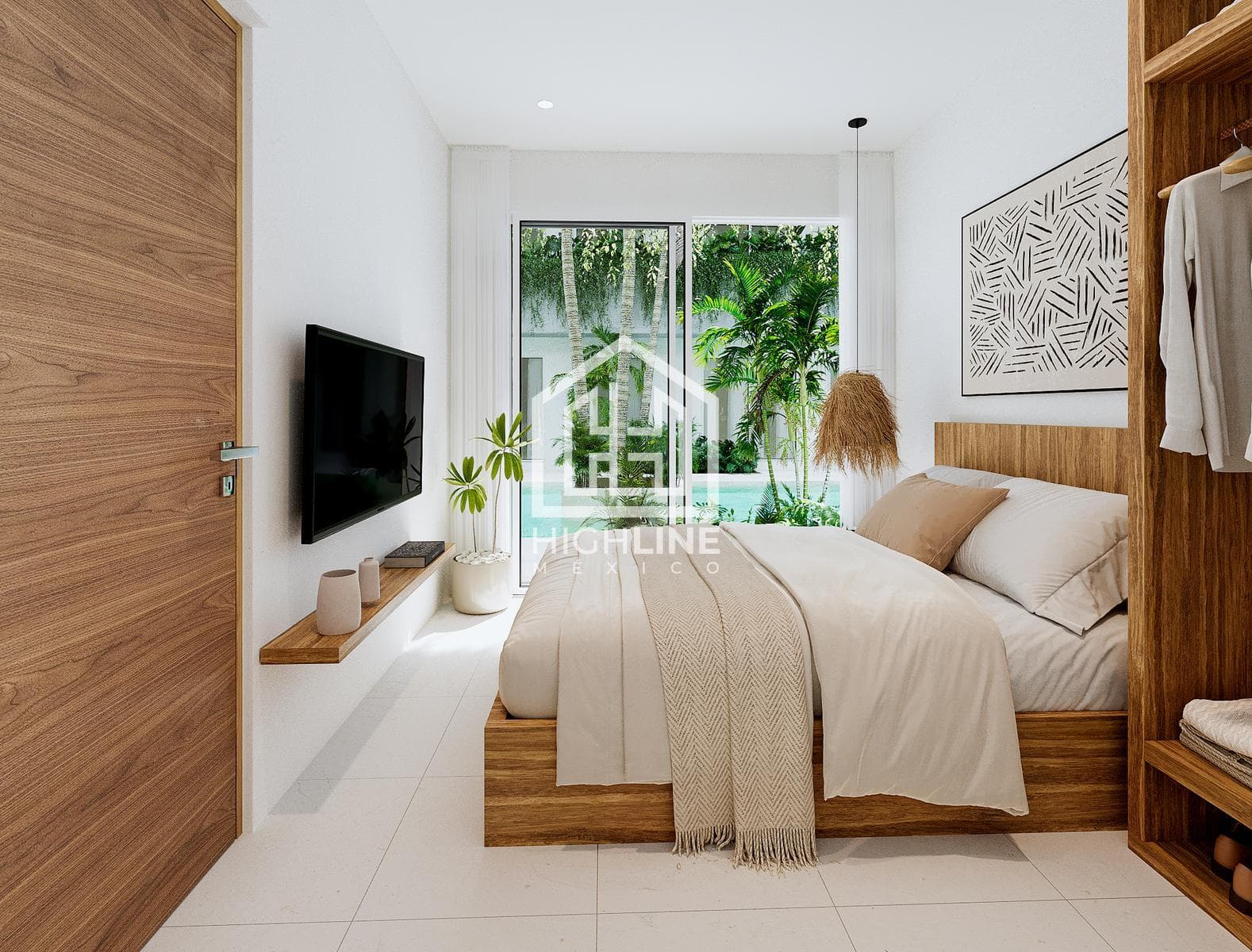 2-Bedroom Apartment in Tulum, Just a Few Meters from the Ocean | Coworking Space and Pool
