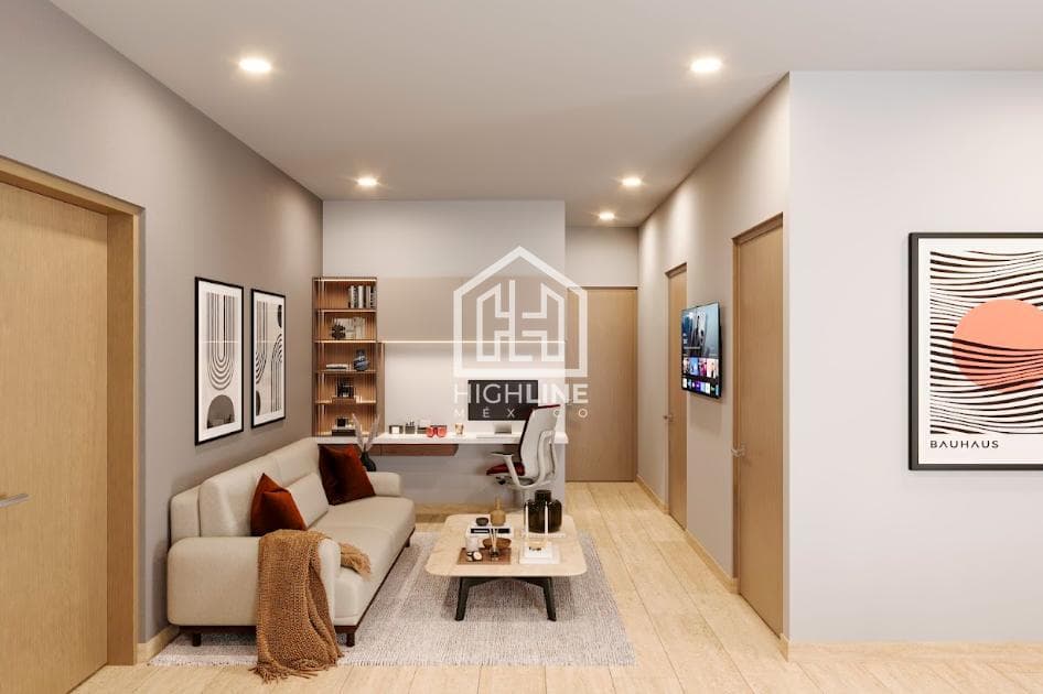 2-bedroom, 3-bathroom apartment in downtown Cancun, near the main avenues