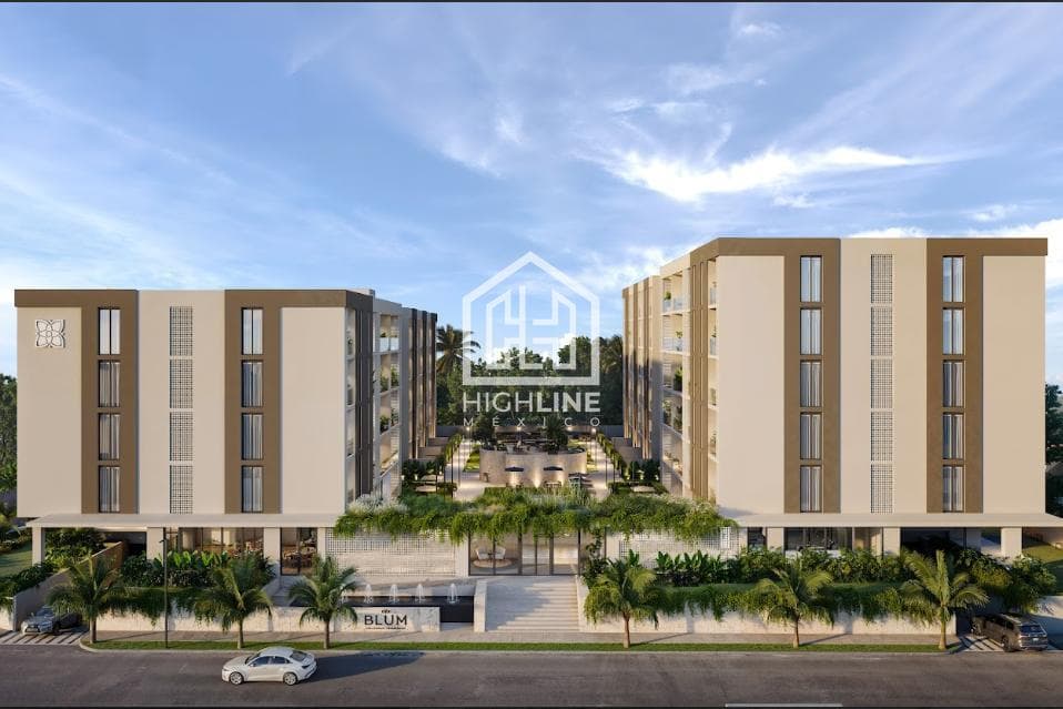 2-bedroom, 3-bathroom apartment in downtown Cancun, near the main avenues