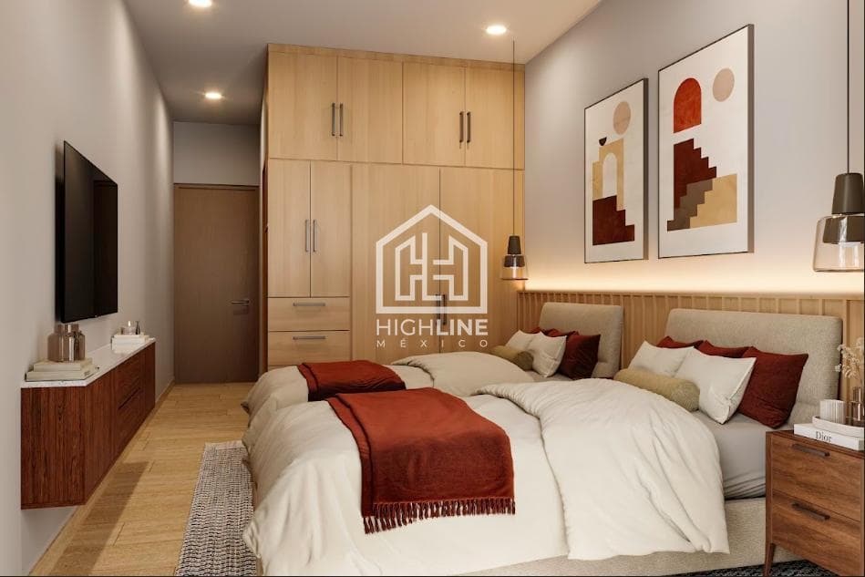 2-bedroom, 3-bathroom apartment in downtown Cancun, near the main avenues