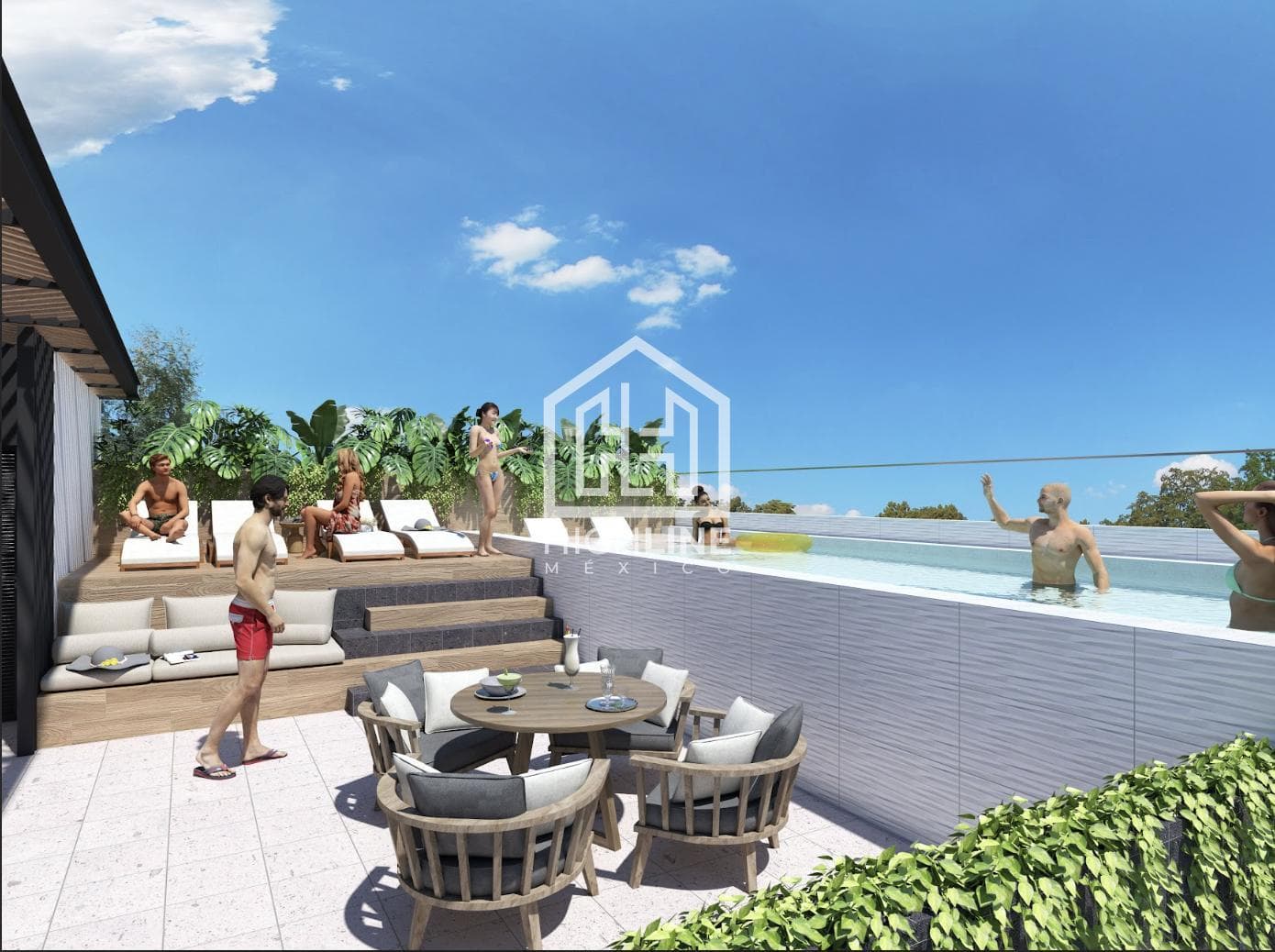 Furnished Studio Apartment for Sale in Playa del Carmen, Near 5th Avenue