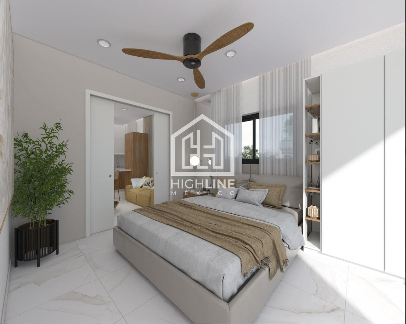 Furnished Studio Apartment for Sale in Playa del Carmen, Near 5th Avenue