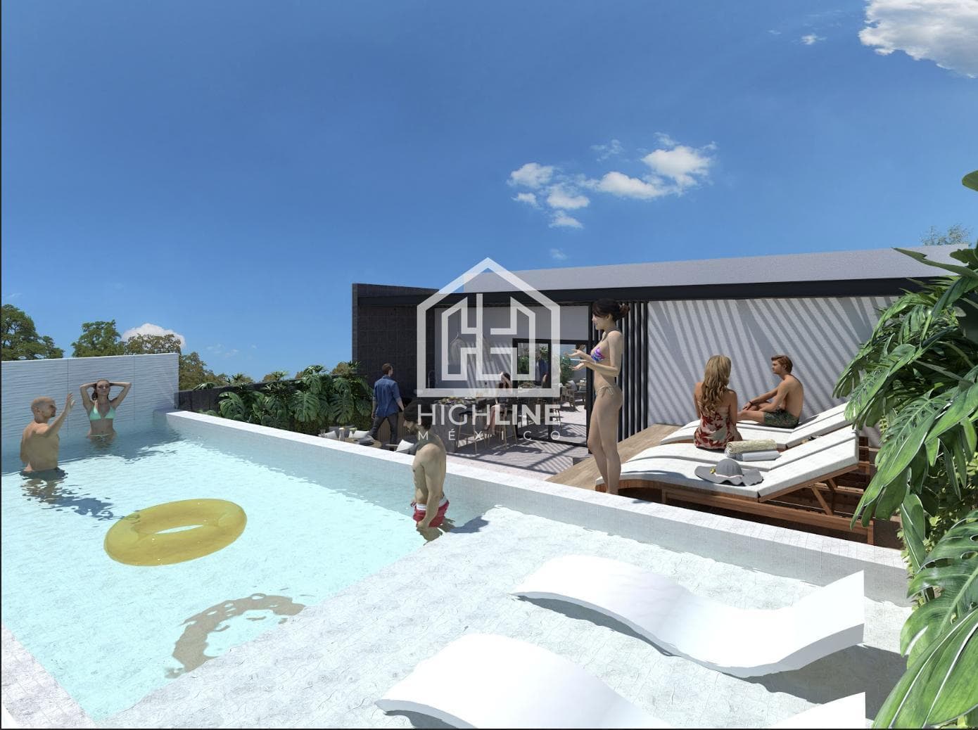 Furnished Studio Apartment for Sale in Playa del Carmen, Near 5th Avenue