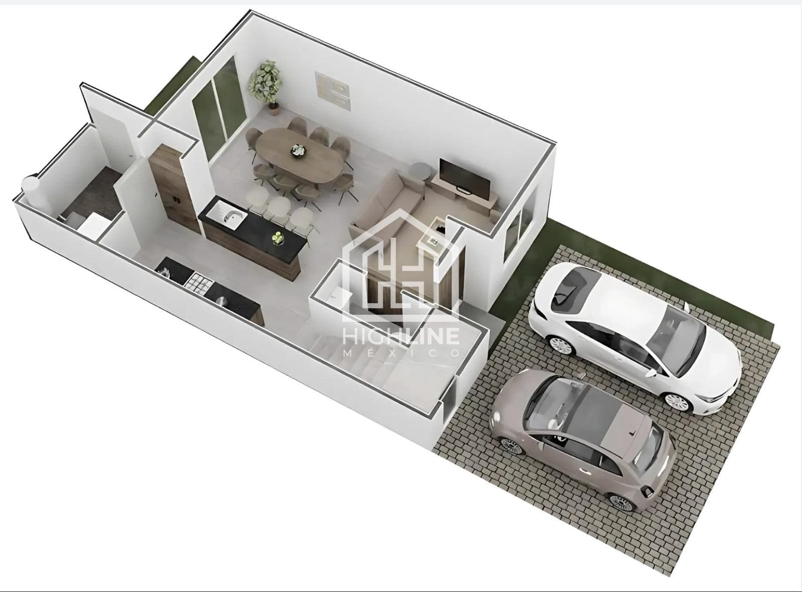3-Bedroom House for Sale in Playa del Carmen with Security and a Clubhouse