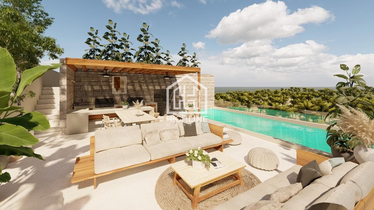 STUDIO APARTMENT / 6 BLOCKS FROM THE BEACH / PLAYA DEL CARMEN / FURNISHED AND FULLY EQUIPPED / CAPITAL GAINS / ROI.