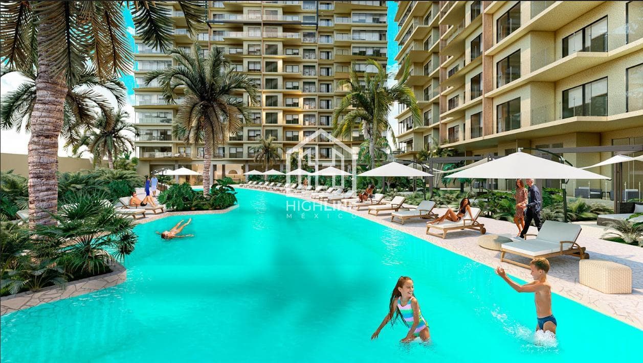 APARTMENT FOR SALE IN CANCUN: 2 BEDROOMS, SOUTH AREA