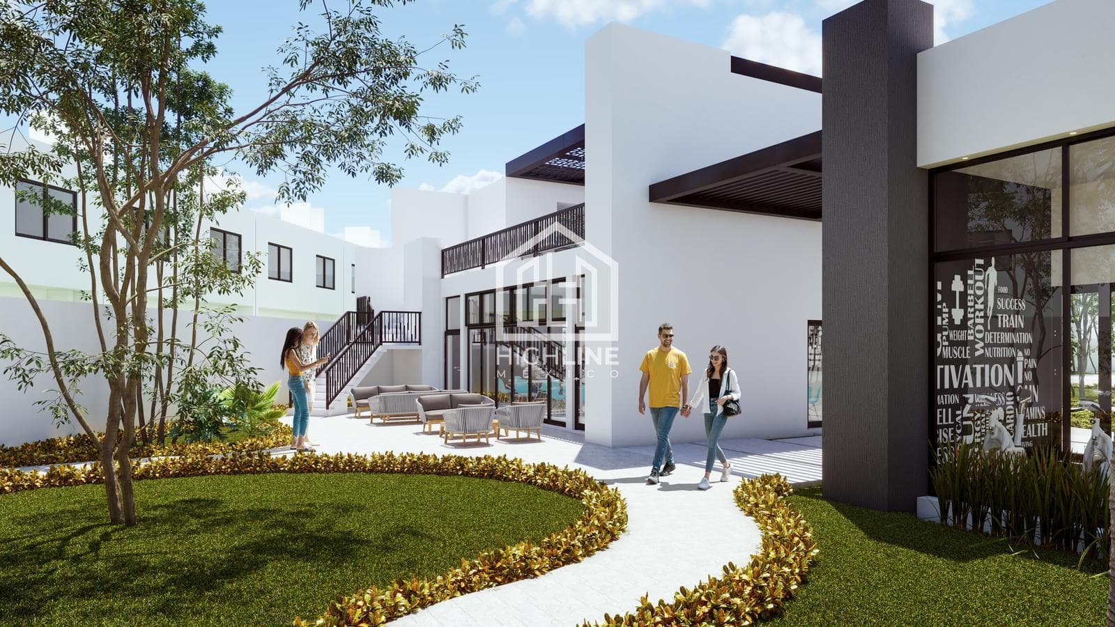 HOUSE FOR SALE IN CANCUN: 3 BEDROOMS, PARKING, POOL, YARD, GYM