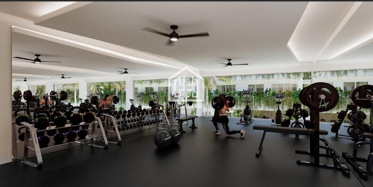 Departamento 2 Recamaras en Tulum con Alberca a 5 min del centro comercial
