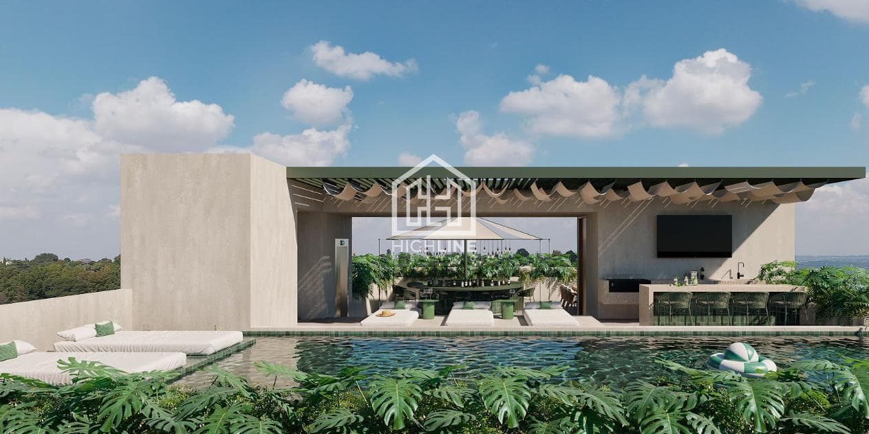 En Venta Departamento 2 Habitaciones en el Centro de Playa del Carmen