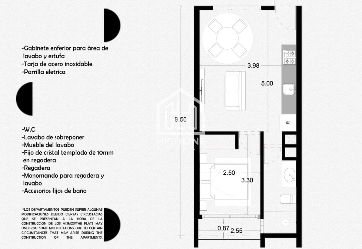 DEPARTAMENTO EN VENTA EN LA ZONA TURISTICA DE PLAYA DEL CARMEN