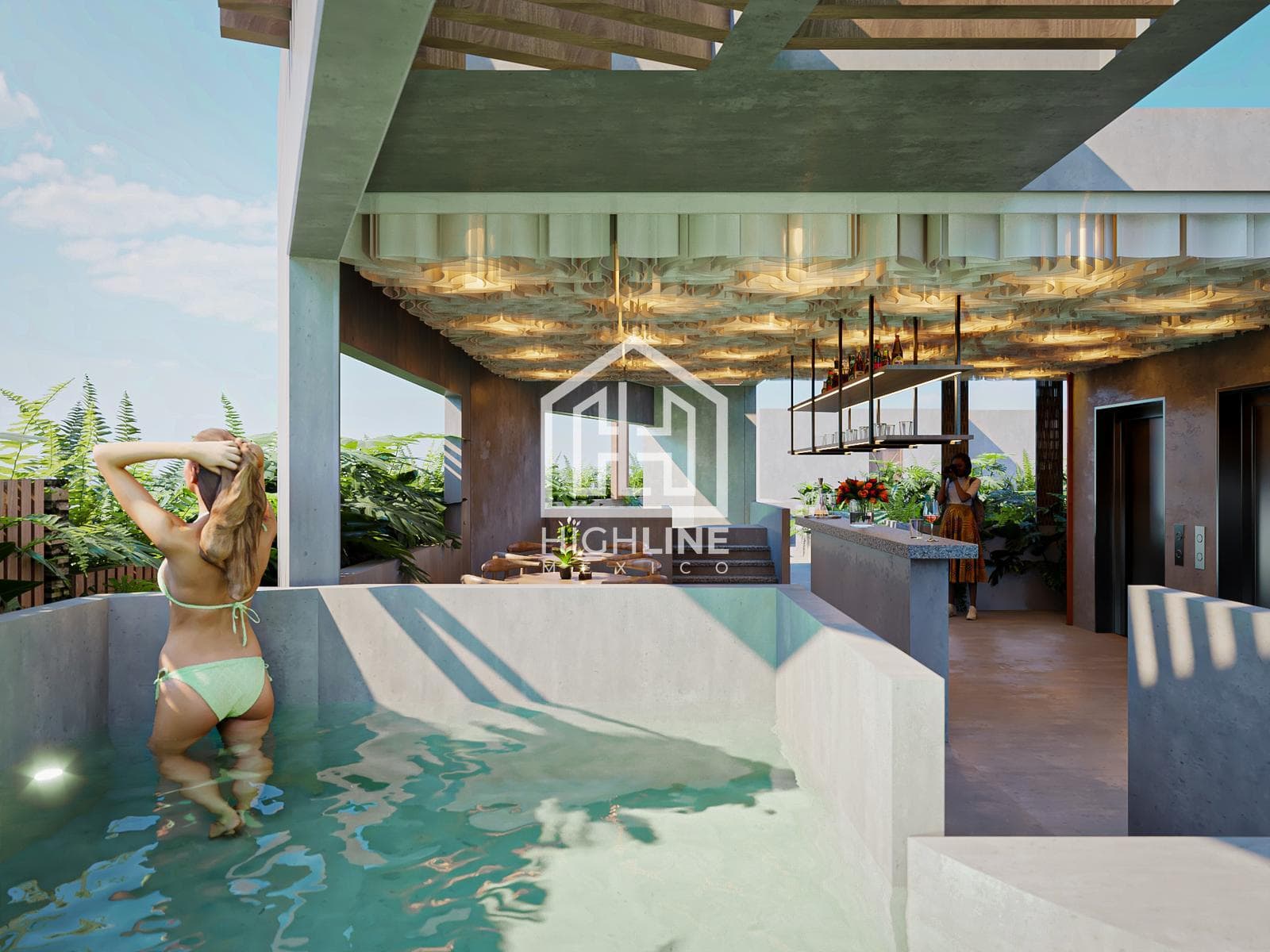 Departamento en VENTA en Tulum Región 8 55m2 (JUL)