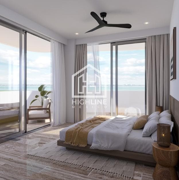 Apartment for Sale in Downtown Cancun with a View of the Lagoon