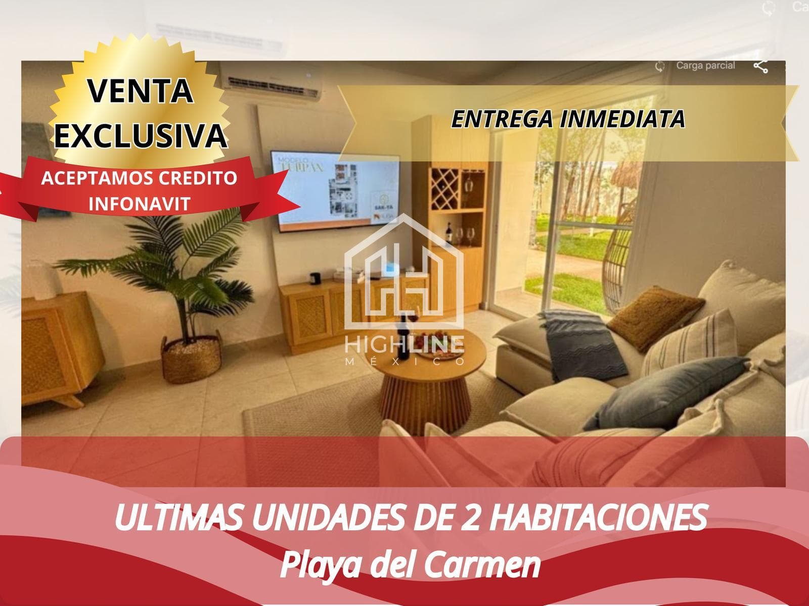 2-Bedroom Apartment in Playa del Carmen—Available Now