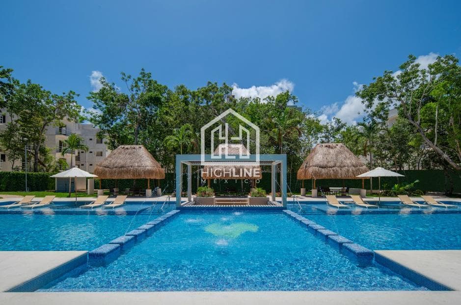 2-Bedroom Apartment for Sale in Puerto Morelos with a Pool
