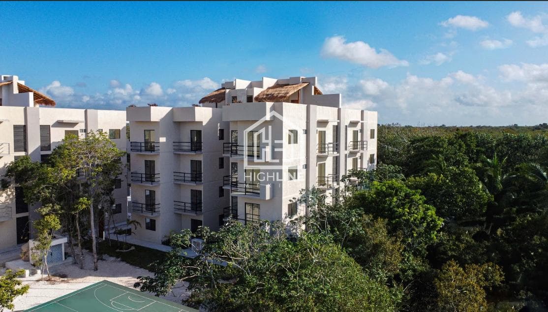 2-Bedroom Apartment for Sale in Puerto Morelos with a Pool