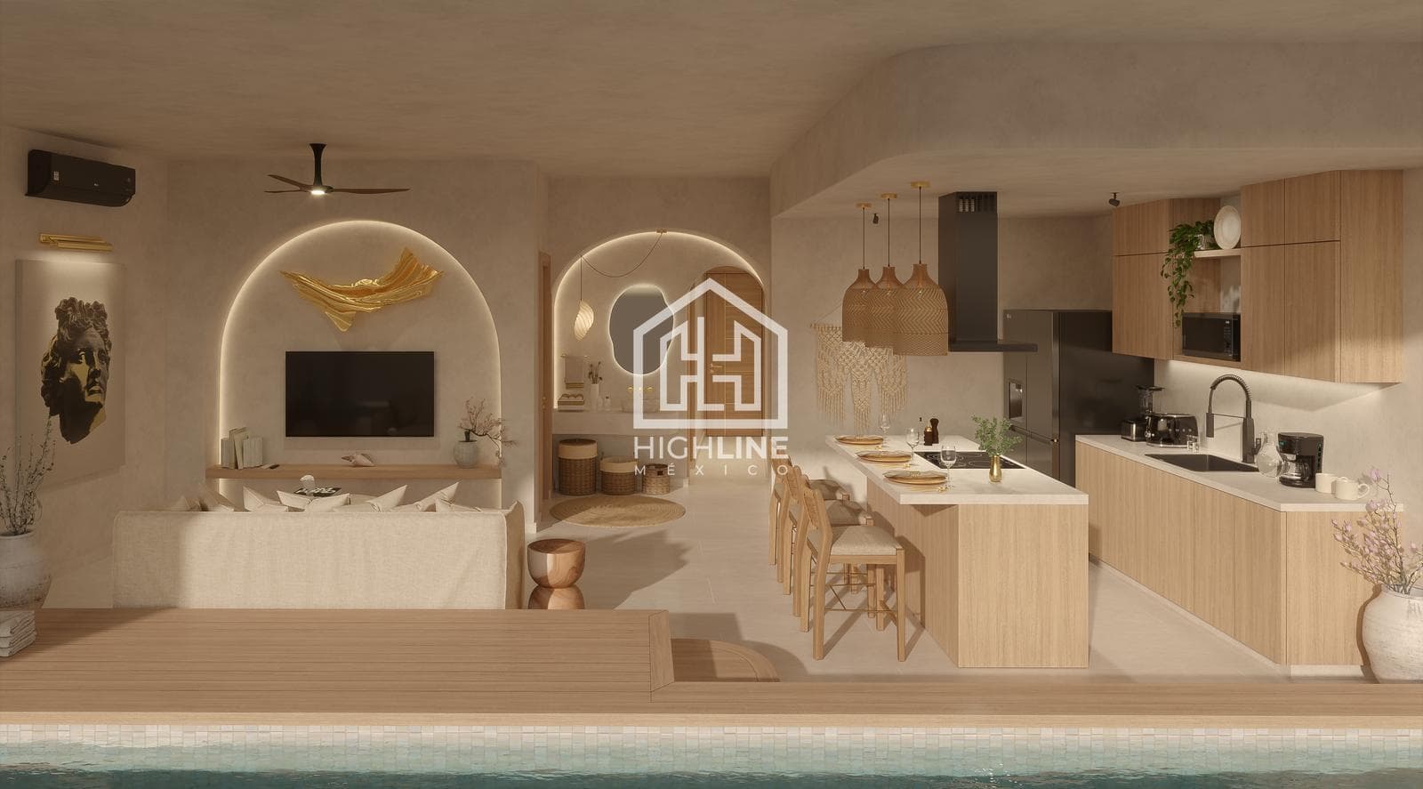 Studio for Sale in Tulum with a Cenote Spa and Gym
