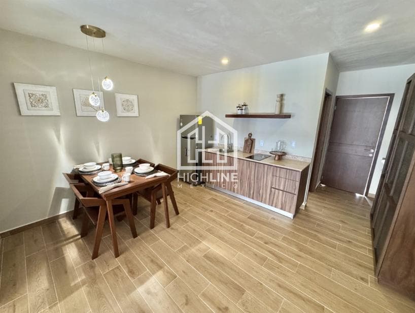 FULLY FURNISHED 1-BEDROOM APARTMENT IN TULUM, READY FOR IMMEDIATE OCCUPANCY, QUALIFIES FOR MORTGAGE