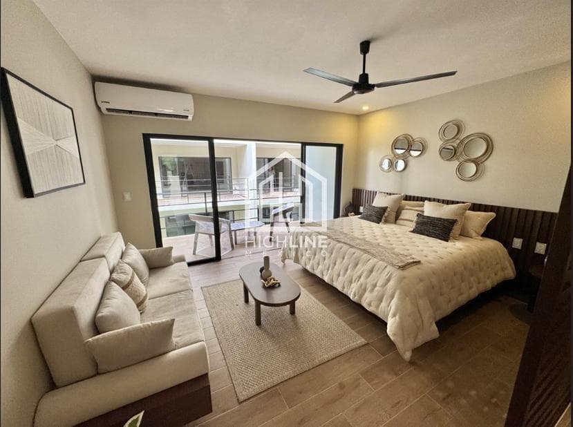 FULLY FURNISHED 1-BEDROOM APARTMENT IN TULUM, READY FOR IMMEDIATE OCCUPANCY, QUALIFIES FOR MORTGAGE