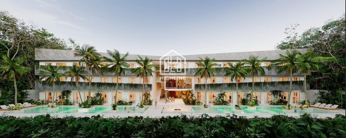 FOR SALE: TWO-BEDROOM APARTMENT IN TULUM, 5 MINUTES FROM THE BEACH