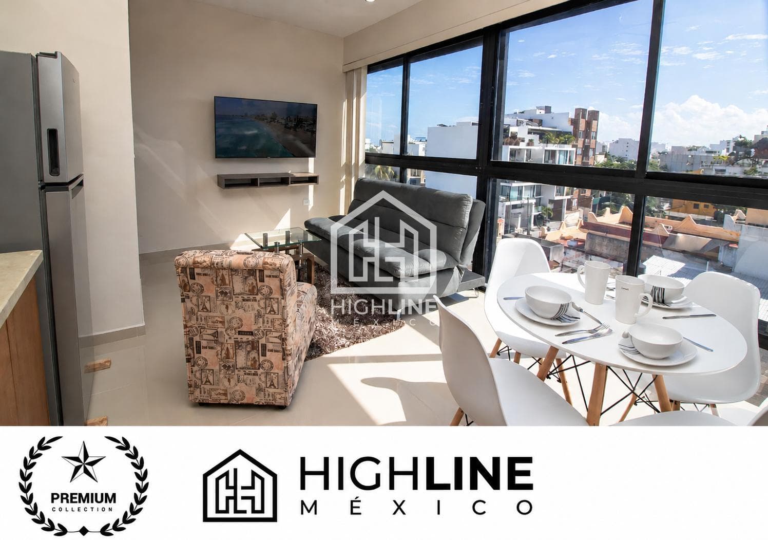 1-Bedroom, 1-Bathroom Furnished Apartment for Sale in Playa del Carmen, 6 Blocks from the Ocean