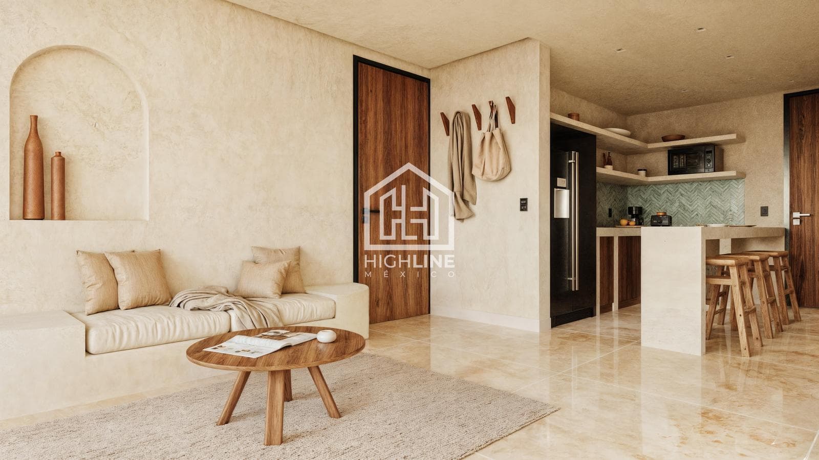 1-BEDROOM FURNISHED APARTMENT FOR SALE IN PLAYA DEL CARMEN WITH OCEAN VIEWS