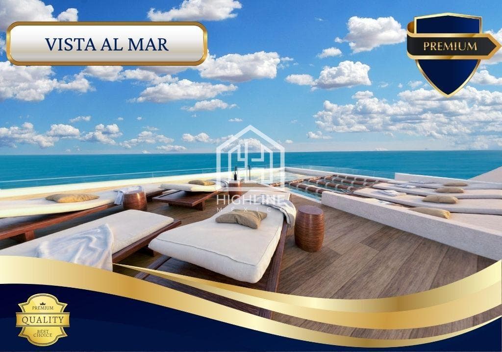 1-BEDROOM FURNISHED APARTMENT FOR SALE IN PLAYA DEL CARMEN WITH OCEAN VIEWS
