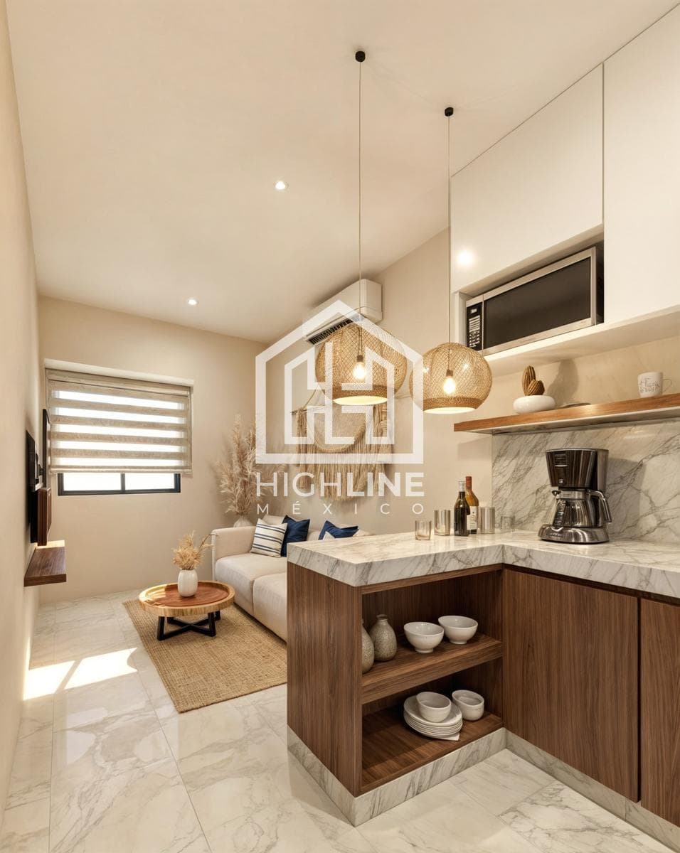 36-square-meter furnished and fully equipped apartment for sale in Playa del Carmen