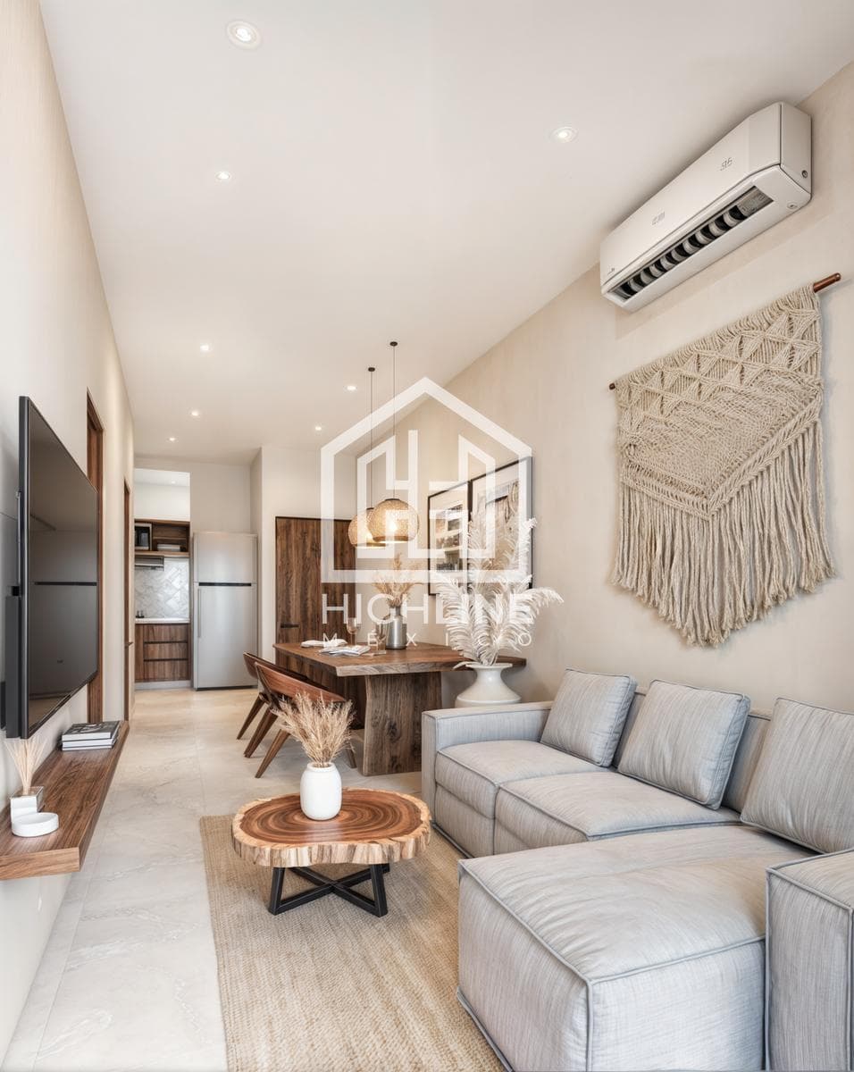 36-square-meter furnished and fully equipped apartment for sale in Playa del Carmen