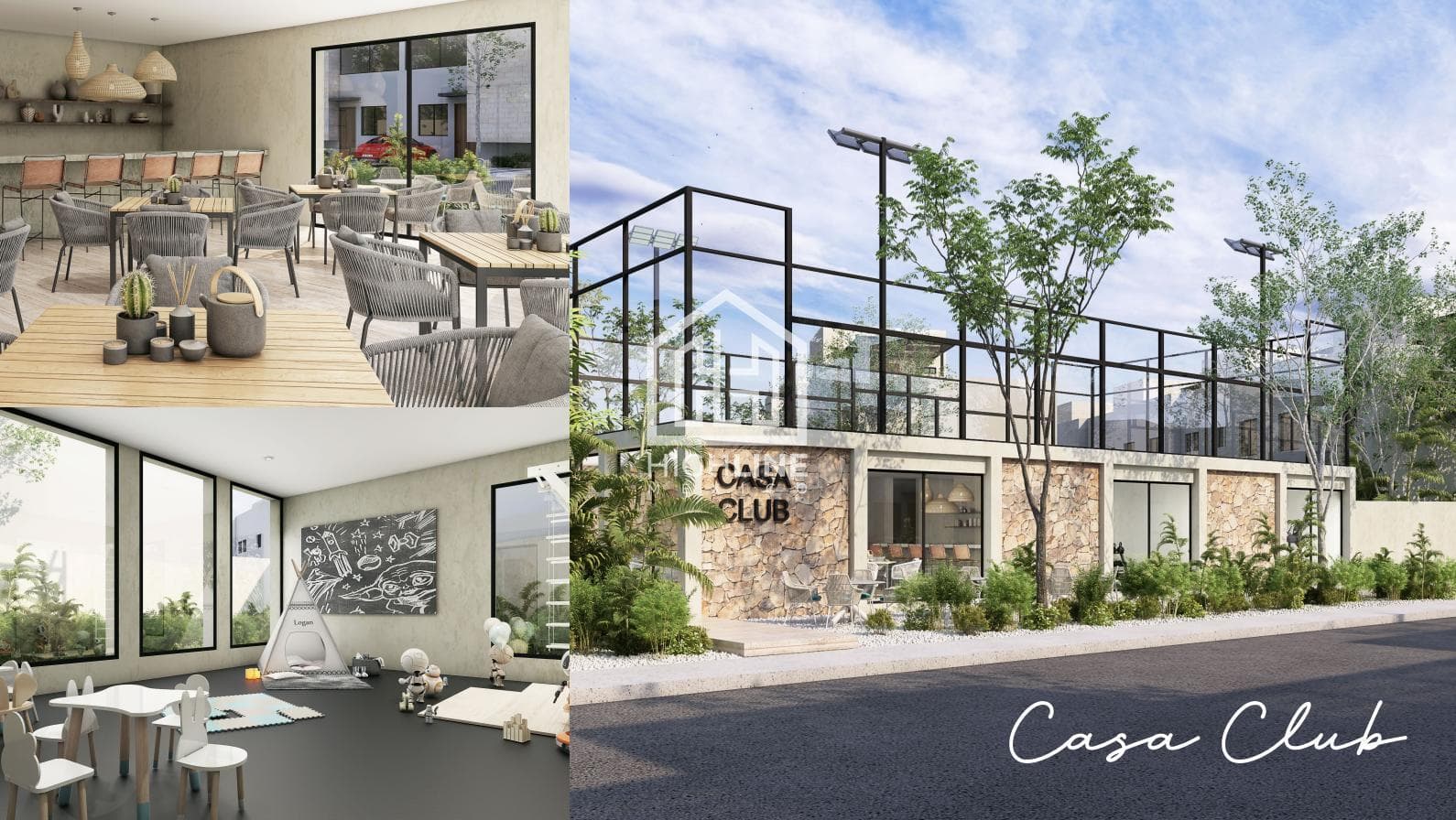 3-BEDROOM HOUSE WITH PRIVATE ROOFTOP IN PLAYA DEL CARMEN. PRE-SALE. RESIDENTIAL AREA.