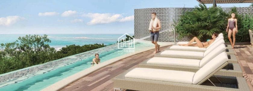 3-BEDROOM APARTMENT WITH OCEAN VIEW / PLAYACAR, PLAYA DEL CARMEN / PRE-SALE / CAPITAL GAINS.