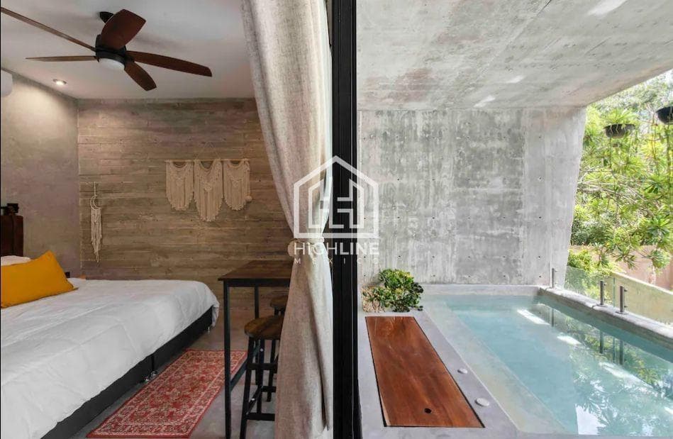 Estudio con Alberca Privada en Tulum, OPORTUNIDAD