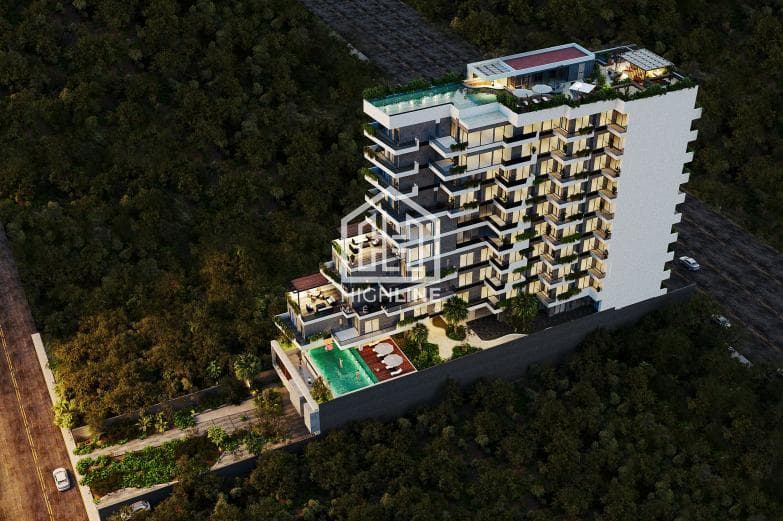 Departamento con vista al mar, CANCÚN, 2 habitaciones, piscina infinita. Zona exclusiva.