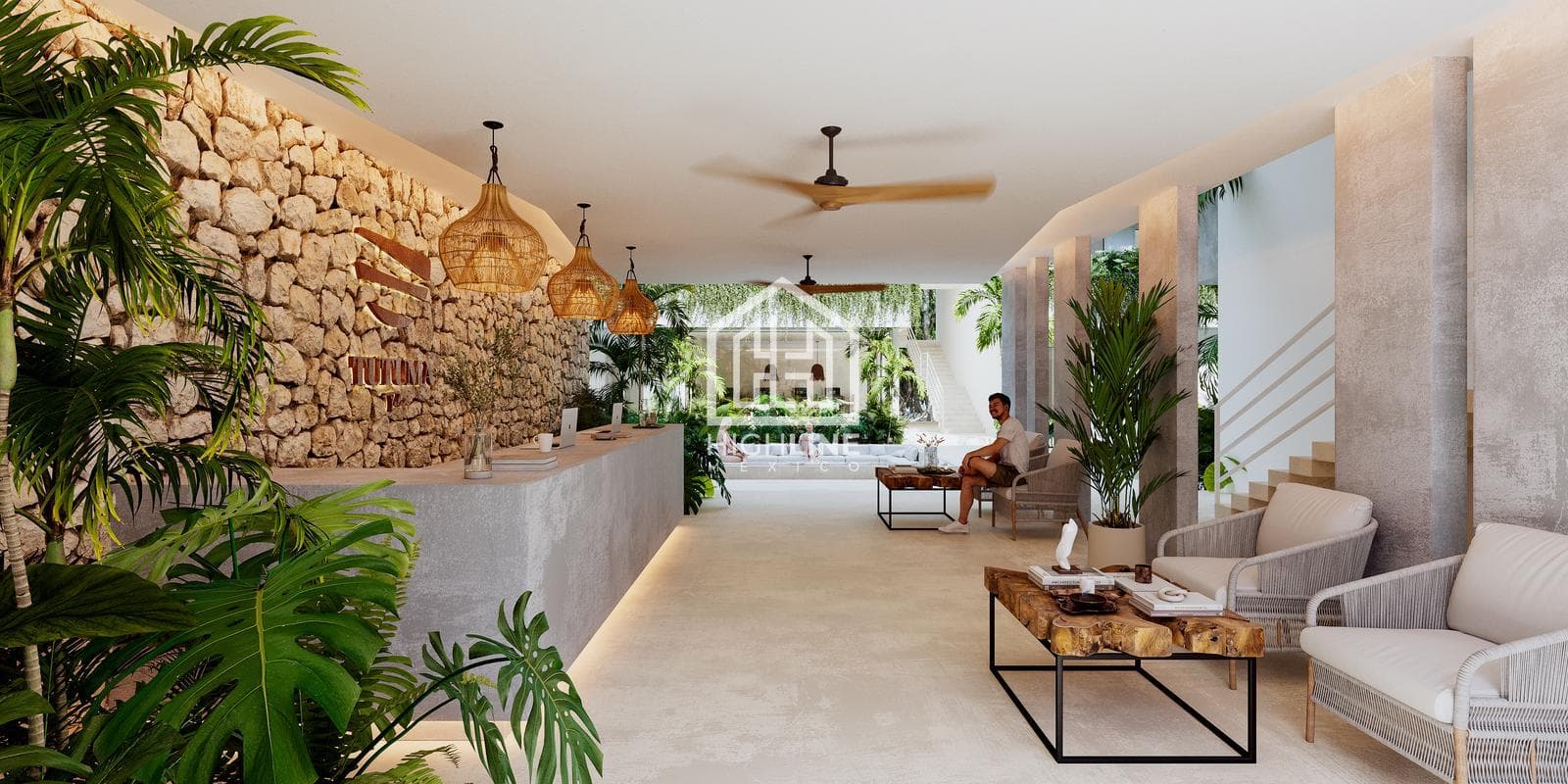 VENTA DE DEPARTAMENTO EN TULUM DE 2 HABITACIONES CON ALBERCA